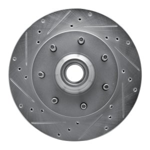 Ford F-150 Brake Rotor (1) - Front Left - R1 Concepts - Drilled & Slotted - Silver - `97-`02 Ford F-150 Brake Rotor (1) - Front Left - R1 Concepts - Drilled & Slotted - Silver - `97-`02
